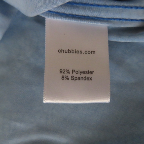 Chubbies XL blue seahorses all over print polo - Picture 5 of 6